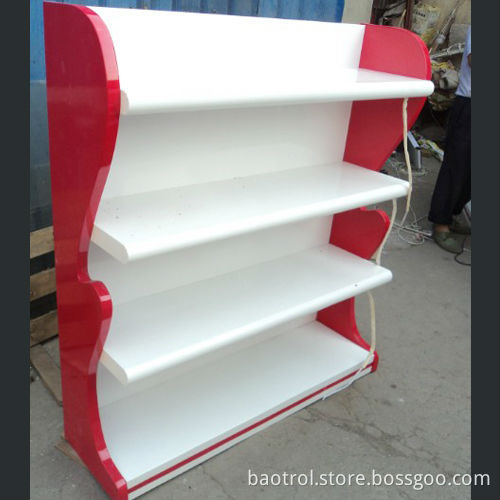 Newest design artificial stone display fixture